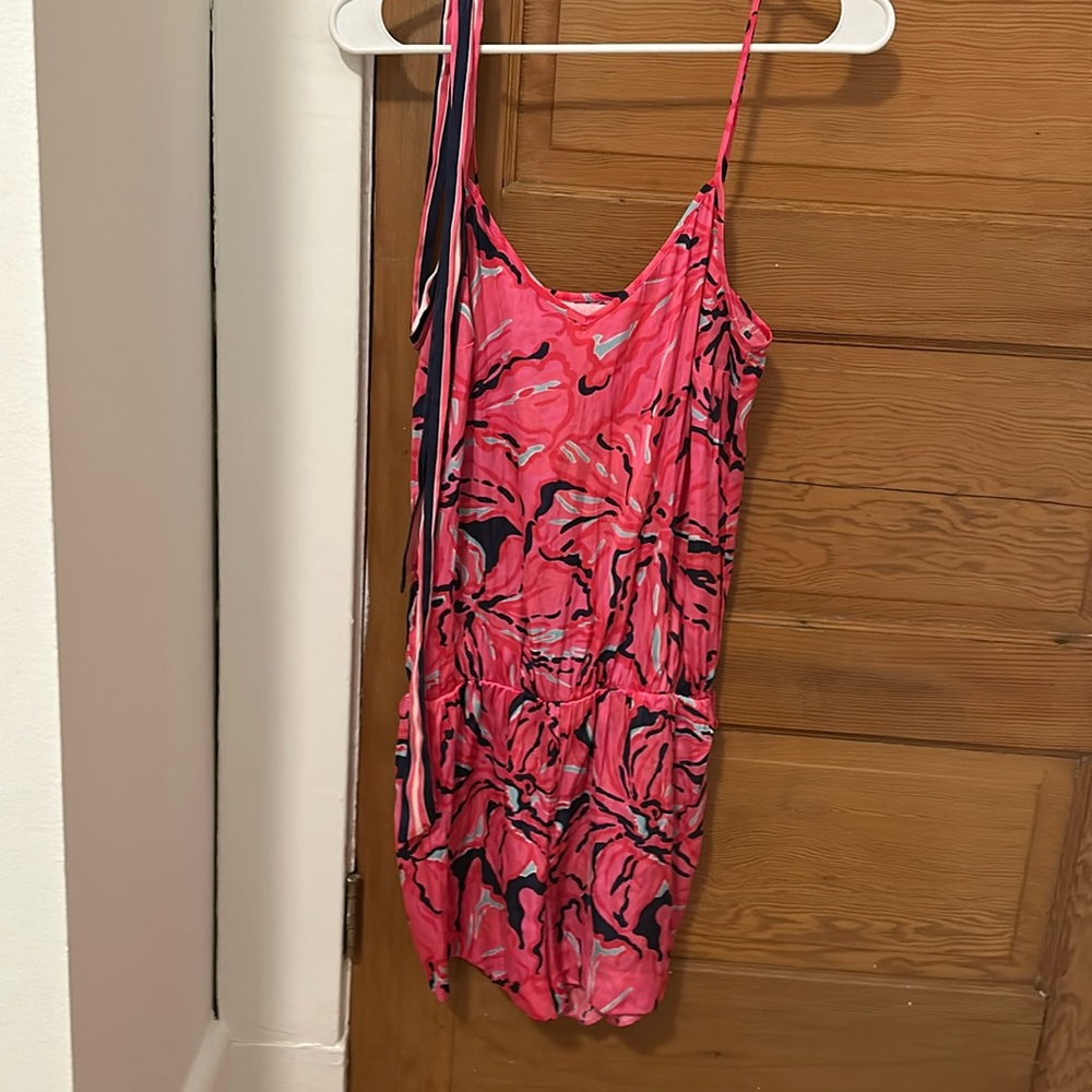 Lilly Pulitzer silky romper